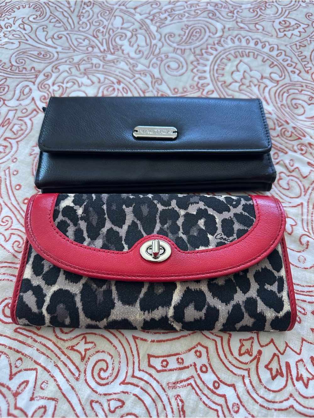 Coach ocelot wallet bundle!